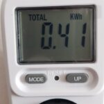 200 °C, 20 perces program, Match funkció aktiválva. 0,41 kWh fogyasztás jónak tekinthető